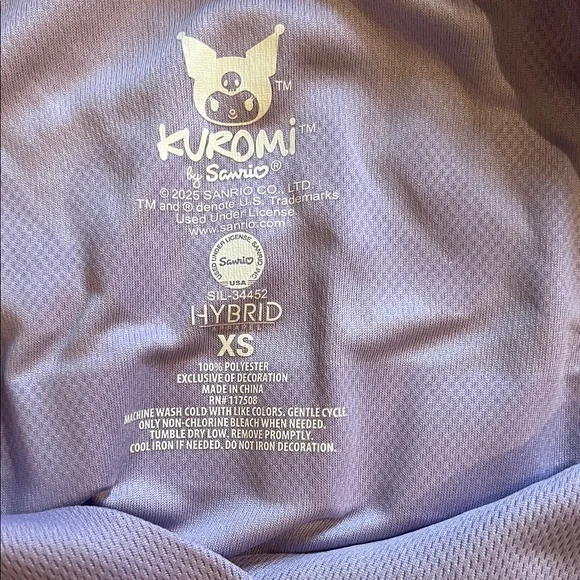Kuromi button up lavender jersey - Picture 7 of 8